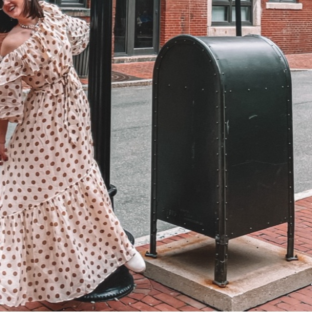 Mango Polka Dots Maxi Dress